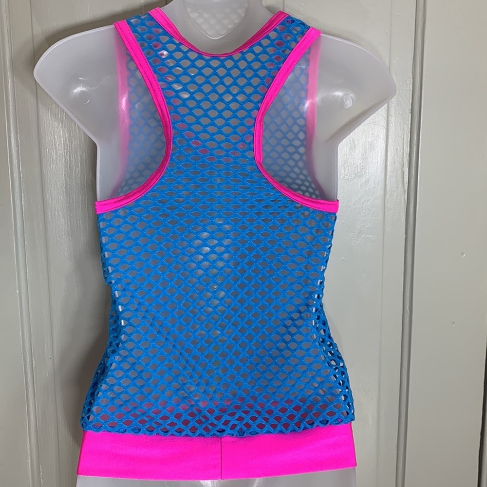Wide Mesh Racer Back Tank - Picture 5 of 6